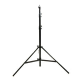 300cm Air Cushioned Master Light Stand Black With 1/4" And 3/8" Spigot