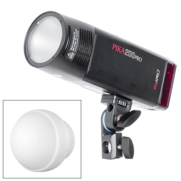 PIKA200Pro H200R Round-Head & AK-R22 Diffuser Dome-Pixapro 