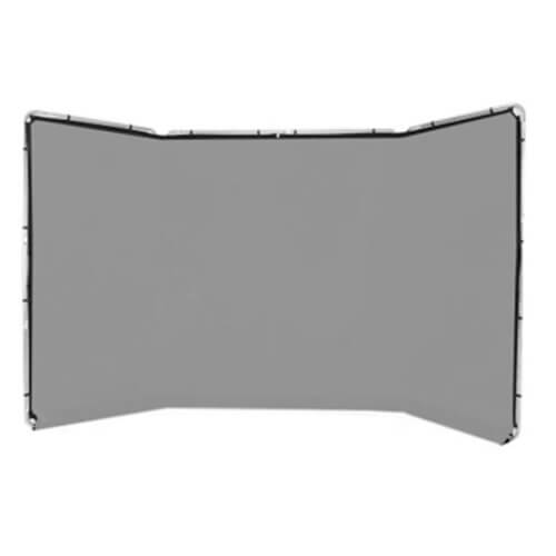 Pure Grey Portable Anti-Wrinkle Wall Photo Backdrops 4x2.4m 