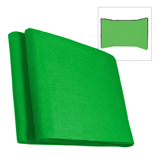 4x2.4m ChromaKey Green Crease-Resistant Fabric for Pixapro Panoramic Background System