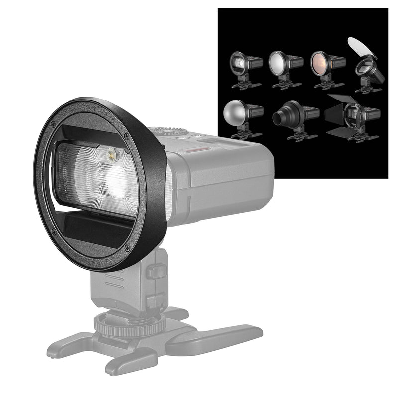 MF-CB Round Head Adapter for MF12 and MF-T76 Macro Flashes