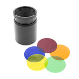 85mm Lens Optic for Pixapro Optical Snoot Spot Projector II with 5 Pcs Colour Gel Set 