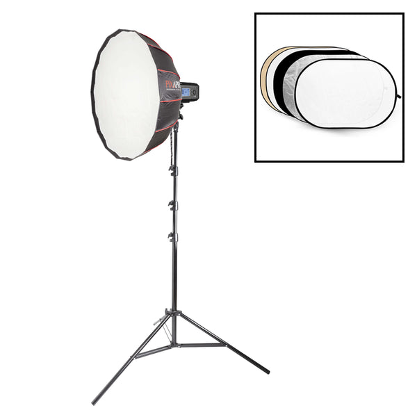 Quick Assembly CITI600PRO 600Ws Battery Powered Portable Lighting Kit