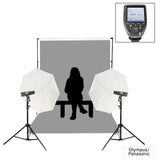 PIKA200PRO Battery Flash Portrait Lighting Kit for Group School Photography