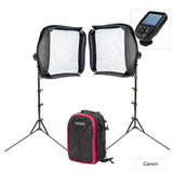 Twin On-The-Go CITI300 PRO (Godox AD300 PRO) Kit with Backpack and Trigger-Canon
