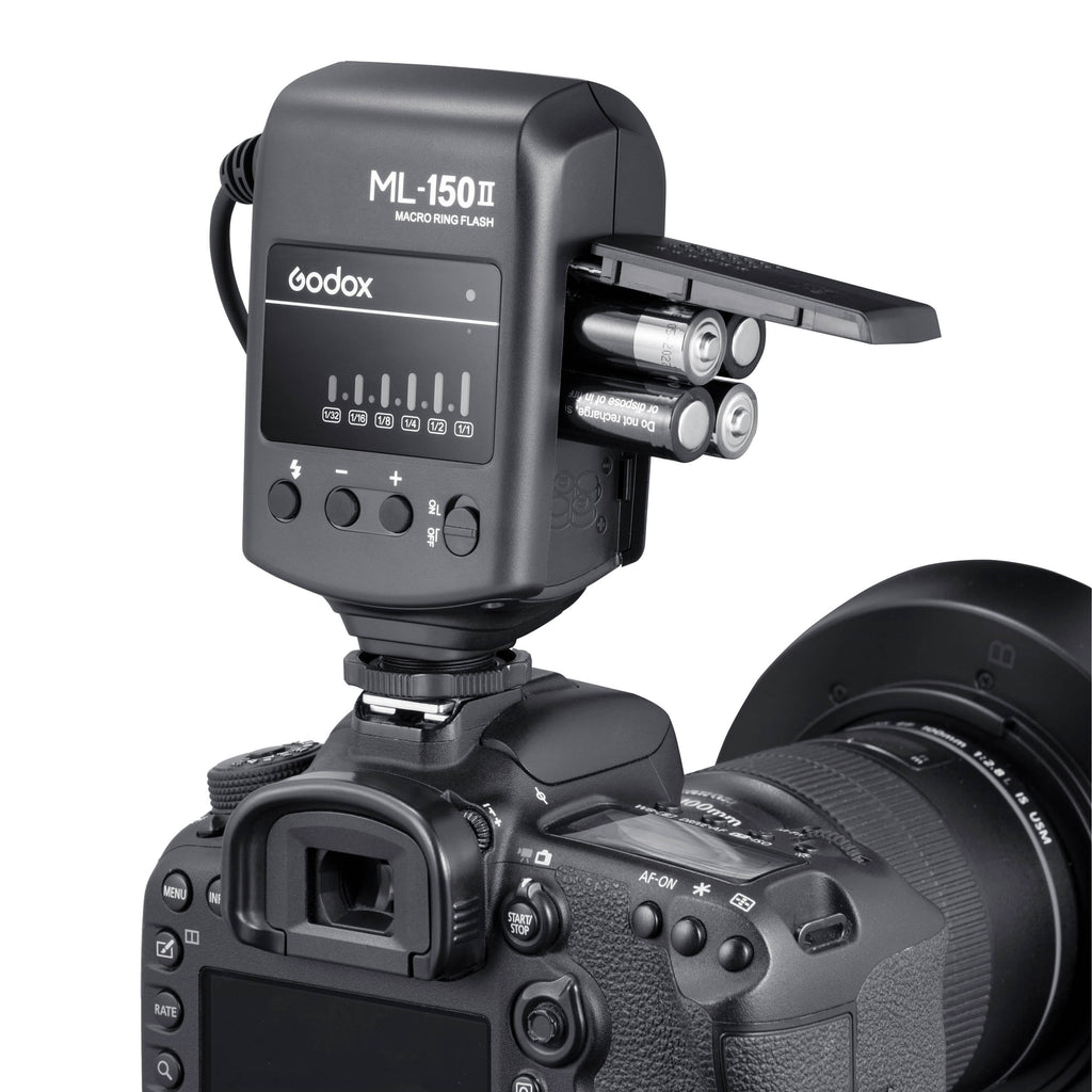 Godox ML 150 II Ring Flash Macro Photography 8 Lens Adapters godox-ml-150-ii-ring-flash-macro-photography-8-lens-adapters