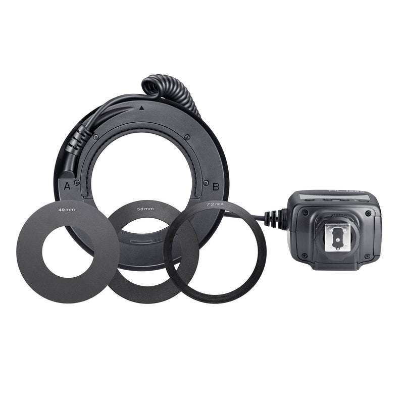 ML-150 II Ring Flash Macro Photography & 8 Lens Adapters