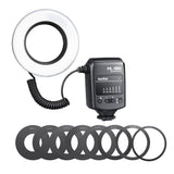 ML-150 II Manual Macro Ring Flash with 8 Lens Adapter Rings