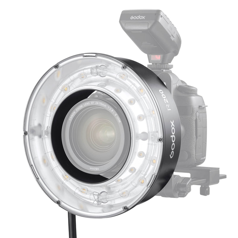 GODOX R200 Ring Flash Head For PIKA200 And PIKA200 Pro, AD200 & AD200Pro