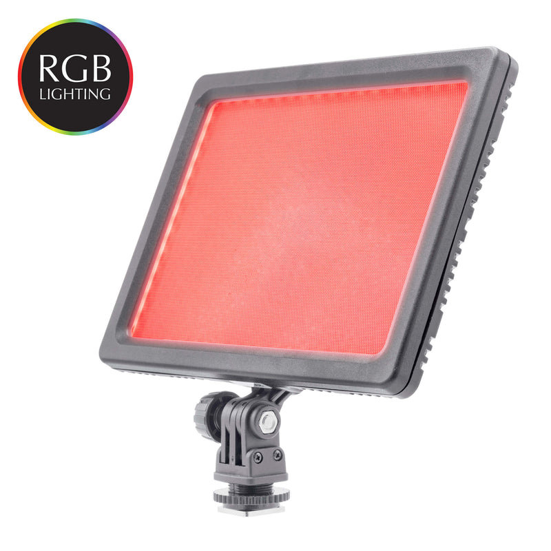 Glowpad112RGB 15Ws Hot-Shoe Mountable Edge-Lit LED Panel - CLEARANCE