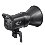 Godox SL60IIBi LED light with standard Reflector (three-quarter rear view)