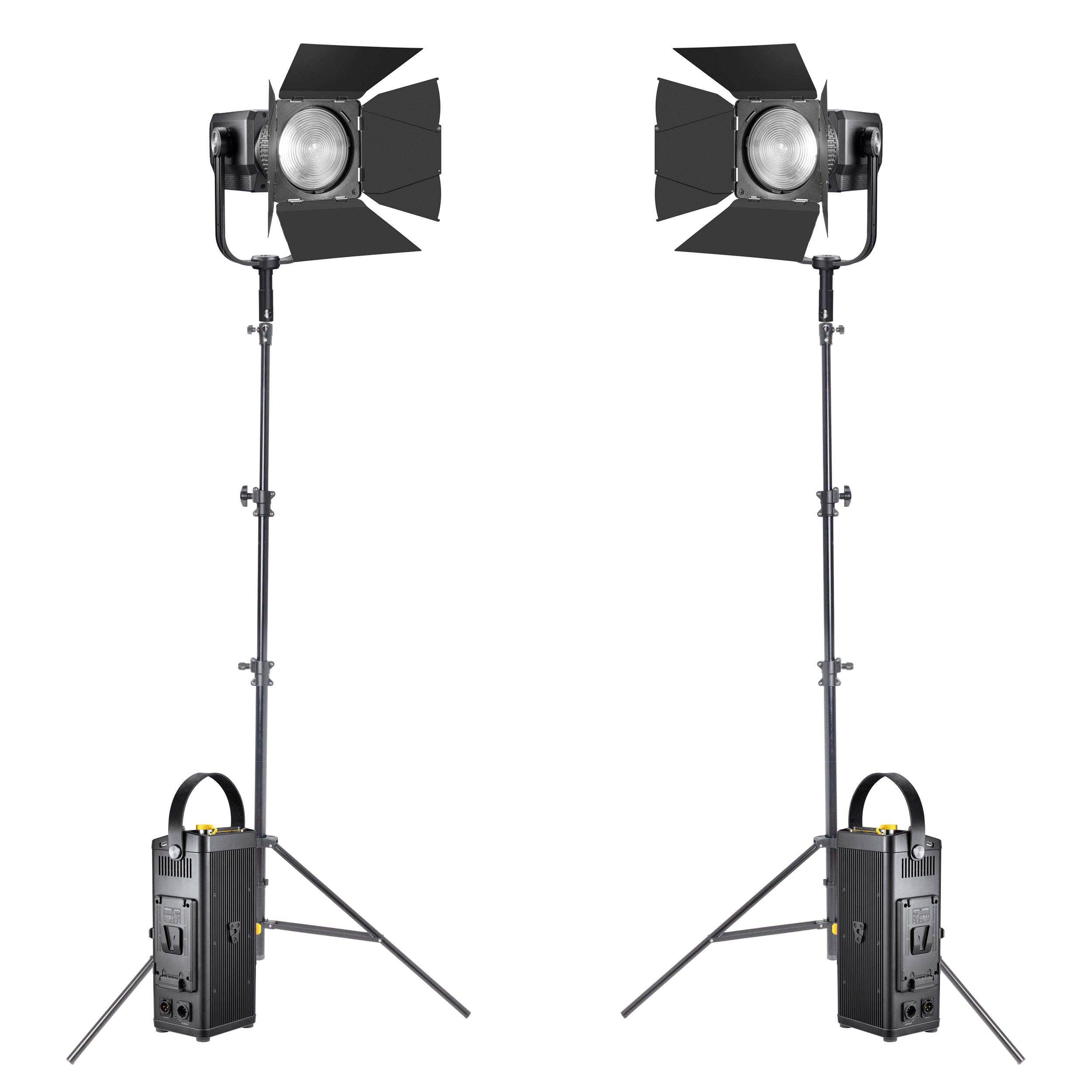 Godox M600Bi 730W COB LED Fresnel Lighting Twin Kit - PixaPro