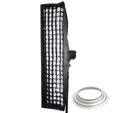 30x120cm (11.8"x47.2") Strip Softbox With 5cm Grid For Hensel