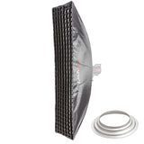 35x160cm (13.7"x62.9") Strip Softbox with 5cm Grid  For Hensel 