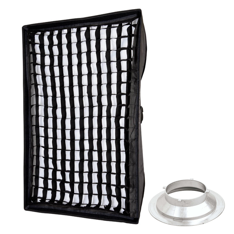 60x90cm (23.6"x35.4") Rectangular 5cm Grid Softbox For Bowens 