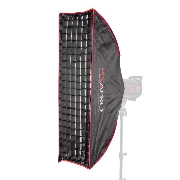 30x90cm (11.8"x35.4") Strip Easy-open Umbrella Softbox with 4cm Grid 