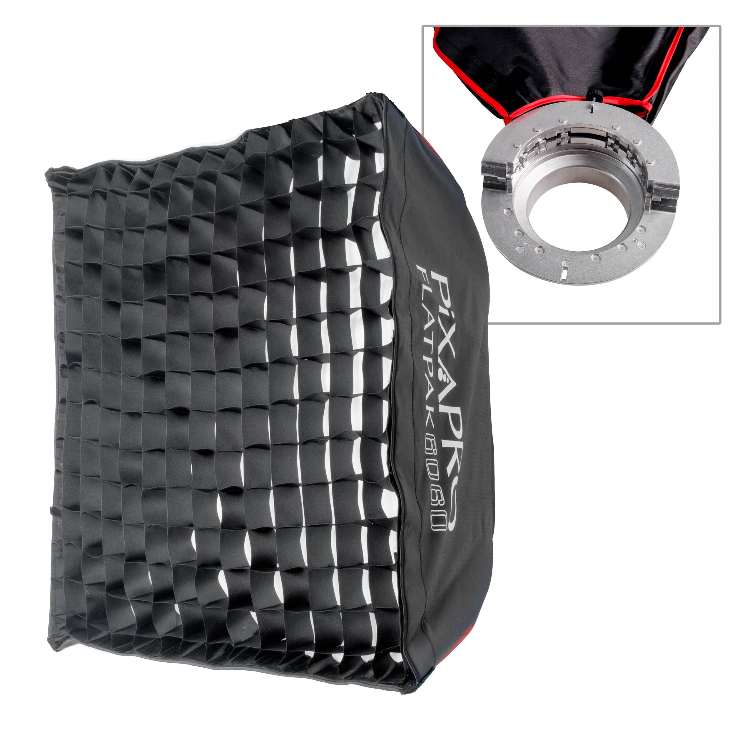 60x60cm Dual-Layers Quick-Folding Square FlatPak Softbox (Patented Design)