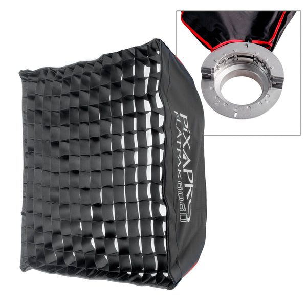 60x60cm Dual-Layers Quick-Folding Square FlatPak Softbox (Patented Design)