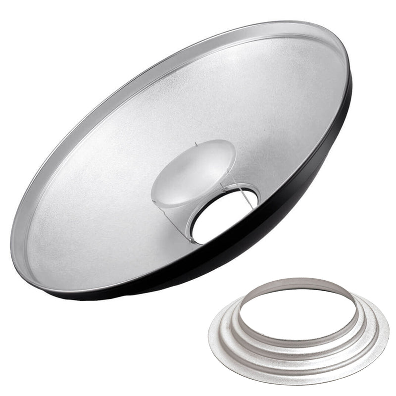 70cm (27.5") SILVER Interior Beauty Dish For Hensel