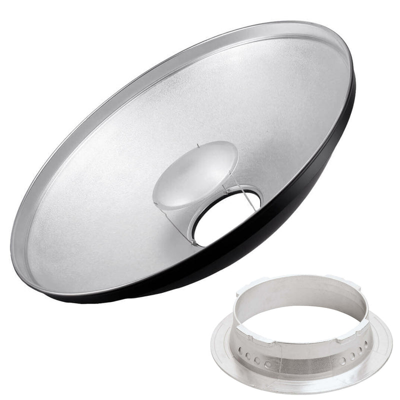 70cm (27.5") SILVER Interior Beauty Dish For Profoto