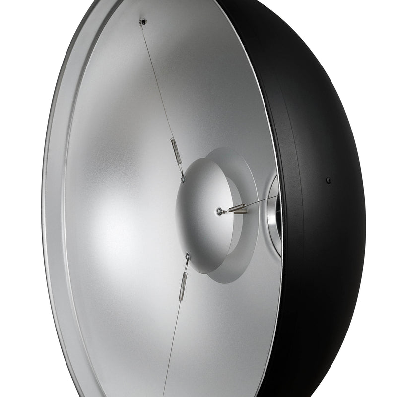 BDR-S55 Pro 55cm Professional Silver Beauty Dish with Aluminium Construction