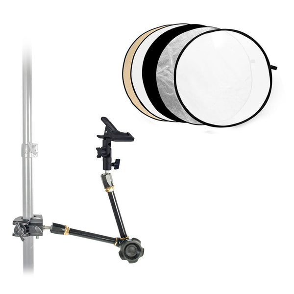 Complete Kit 5-in-1 Reflector with Table-Top / Stand Board Kit 