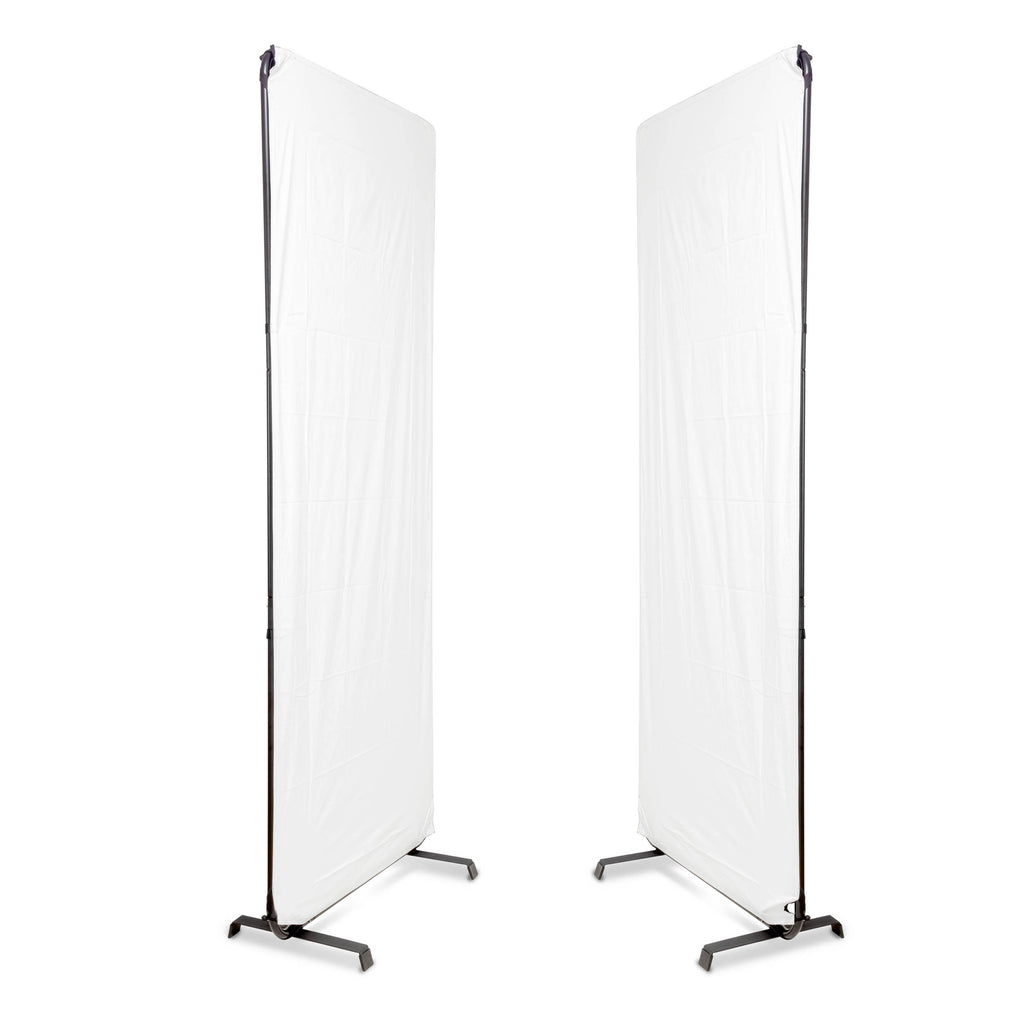 1x2.4m Free-Standing Black/White Reflector Panel Photography