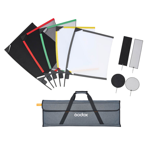 SF4560 Professional Foldable Scrim Flag Light Diffuser Kit