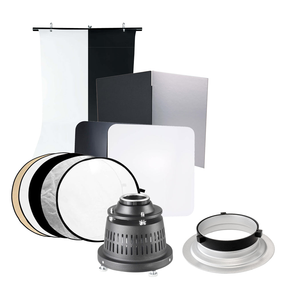 Macro Photography Modifiers & Accessories Bundle For Bowens - PixaPro Macro Photography Modifiers and Accessories Bundle 