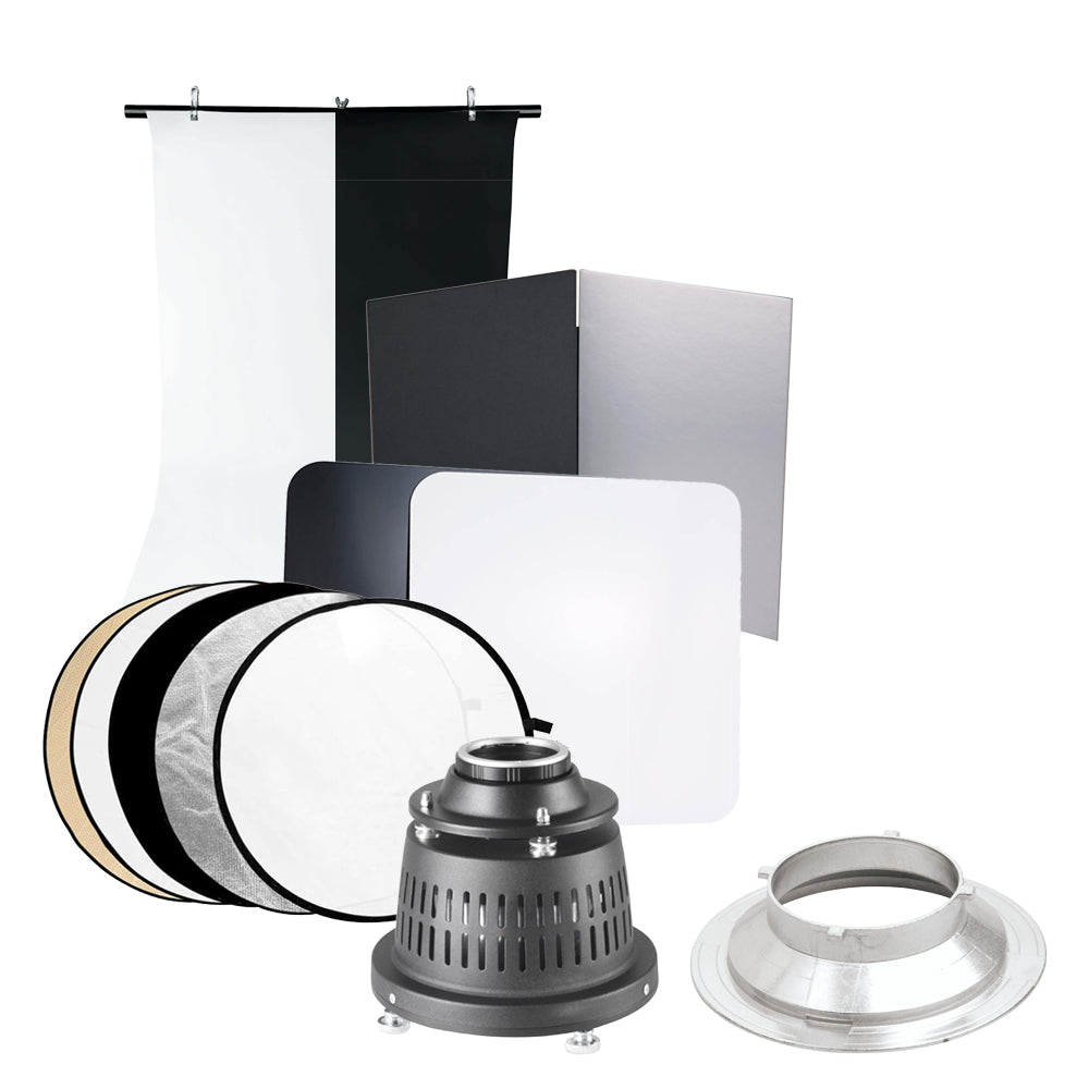 Macro Photography Modifiers & Accessories Bundle For Multiblitz (V-Type)