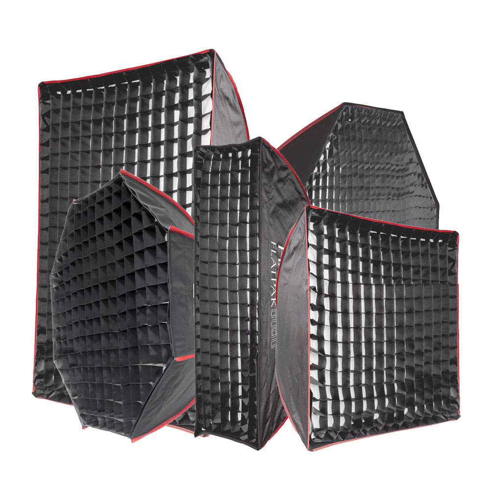 Bundle 5Pcs FlastPak Softboxes with Multiple Sizes and Shapes 