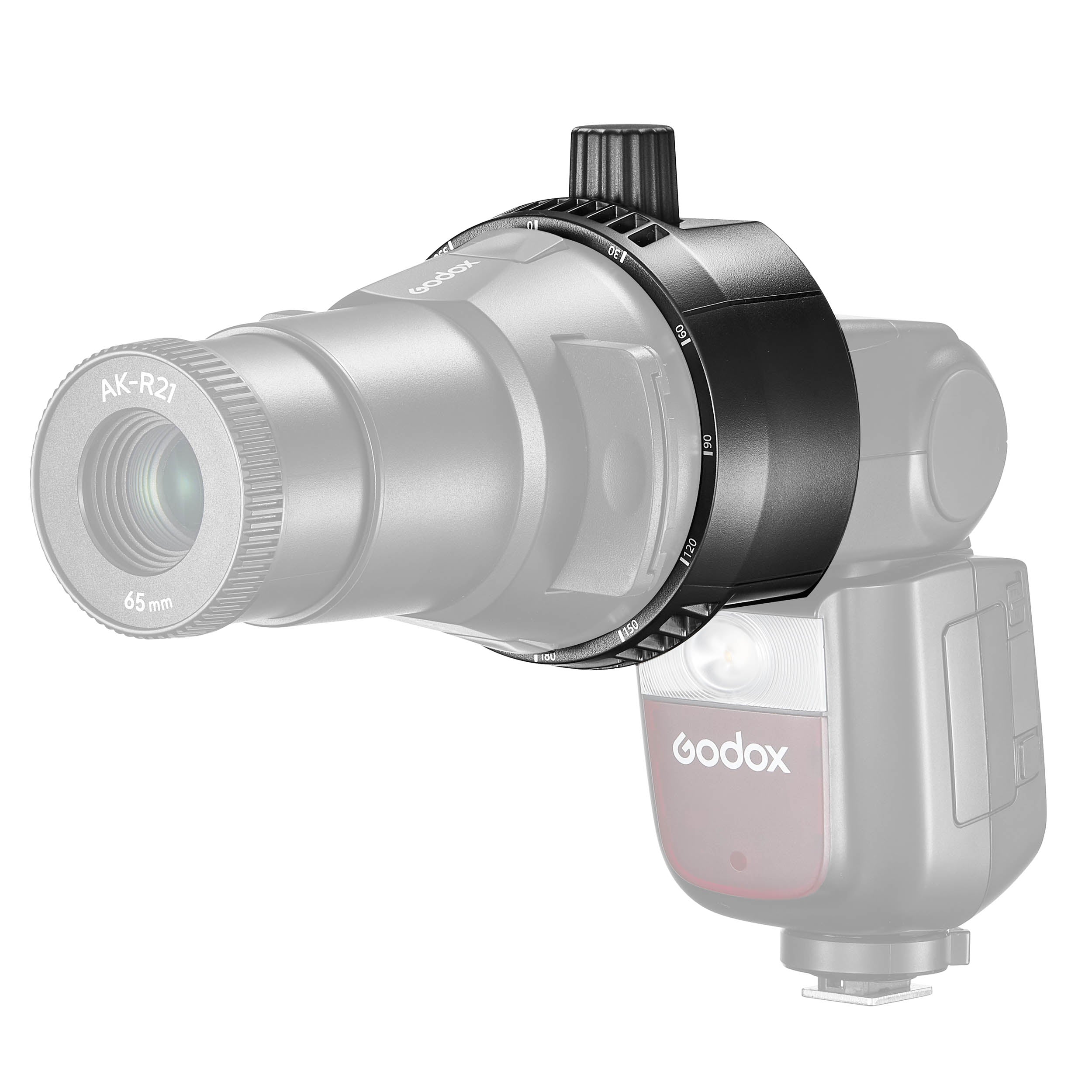 Buy Godox AK-R21 Flash Projector, Split Focalize Conical Snoot Optical Condenser with AK-S Slide Set (60pcs) for Fresnel Head, Ring Flash Head Online at Low Price in India | GODOX Camera Reviews