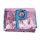 Set Shimmer Wall Pink/Light Blue Sequin Photo Drops with Stand 