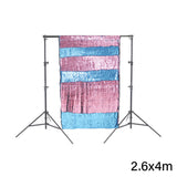 Set Shimmer Wall Pink/Light Blue Sequin Photo Drops with Stand 