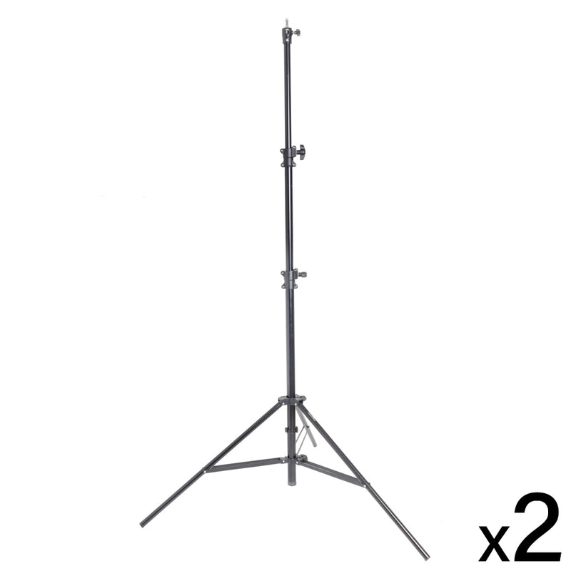 2 x 300cm Air Cushioned Light Stand 