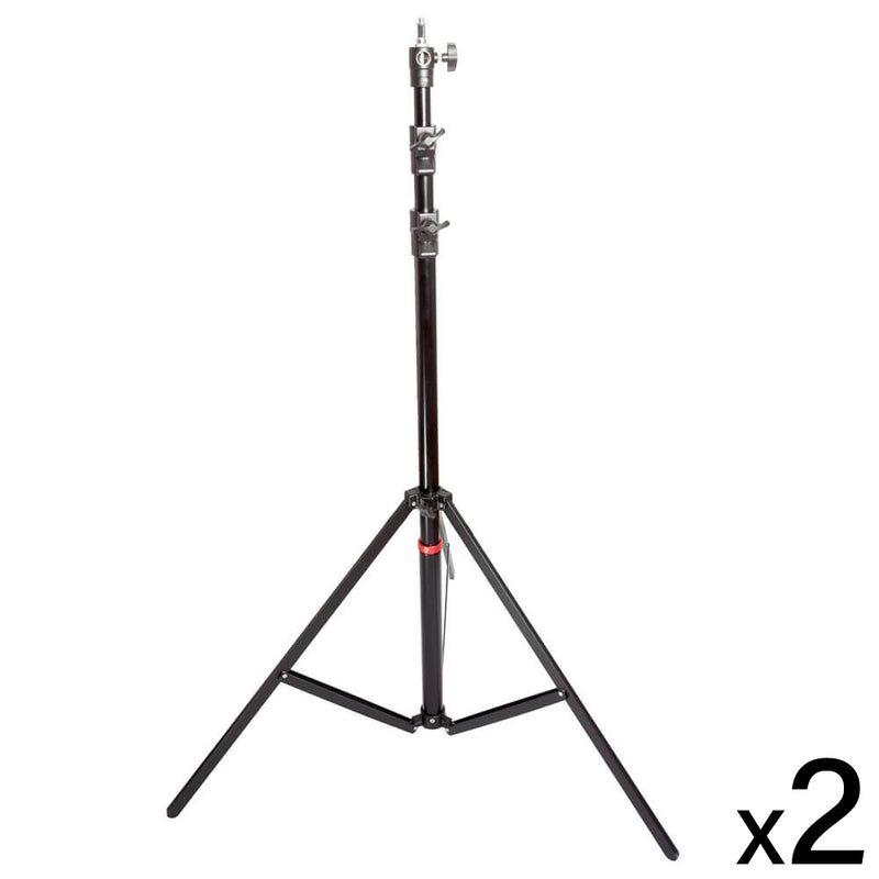2 x 300cm Retractable Quick and Simple air-cushioned stand 