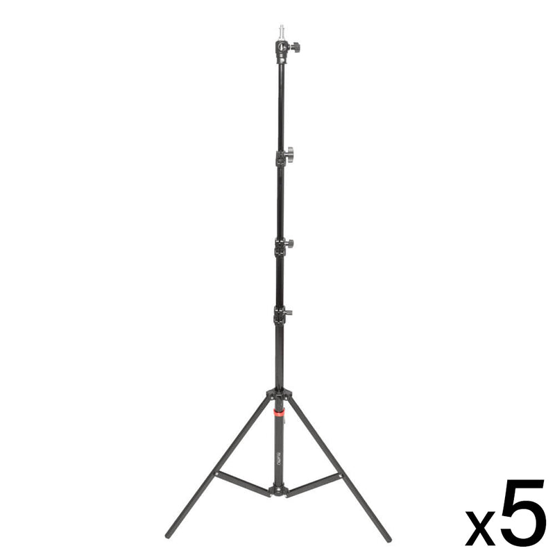 5 x 240cm Retractable Air-Cushioned Light Stand 