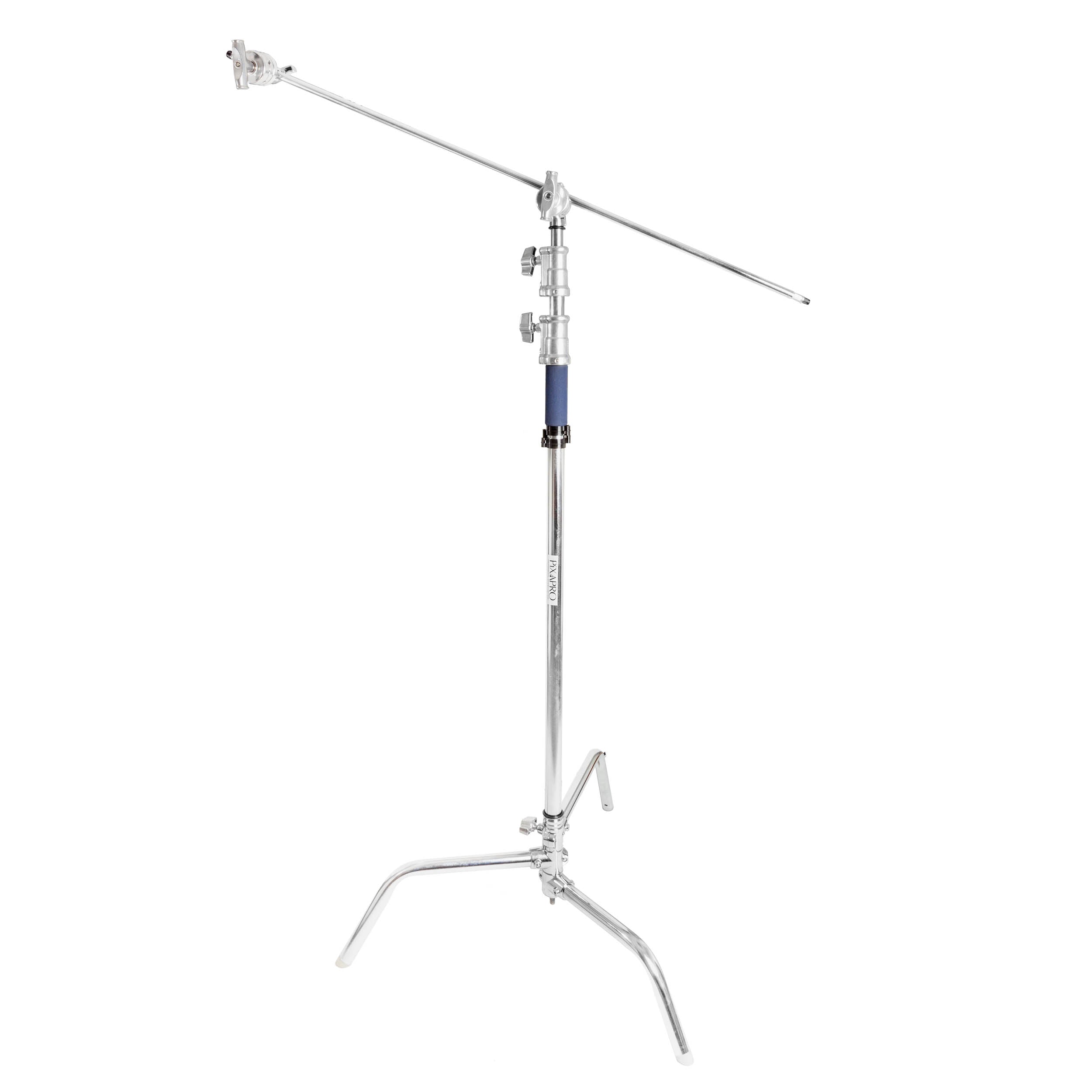 Heavy Duty Chrome C-Stand with Sliding Leg – Big City Lights