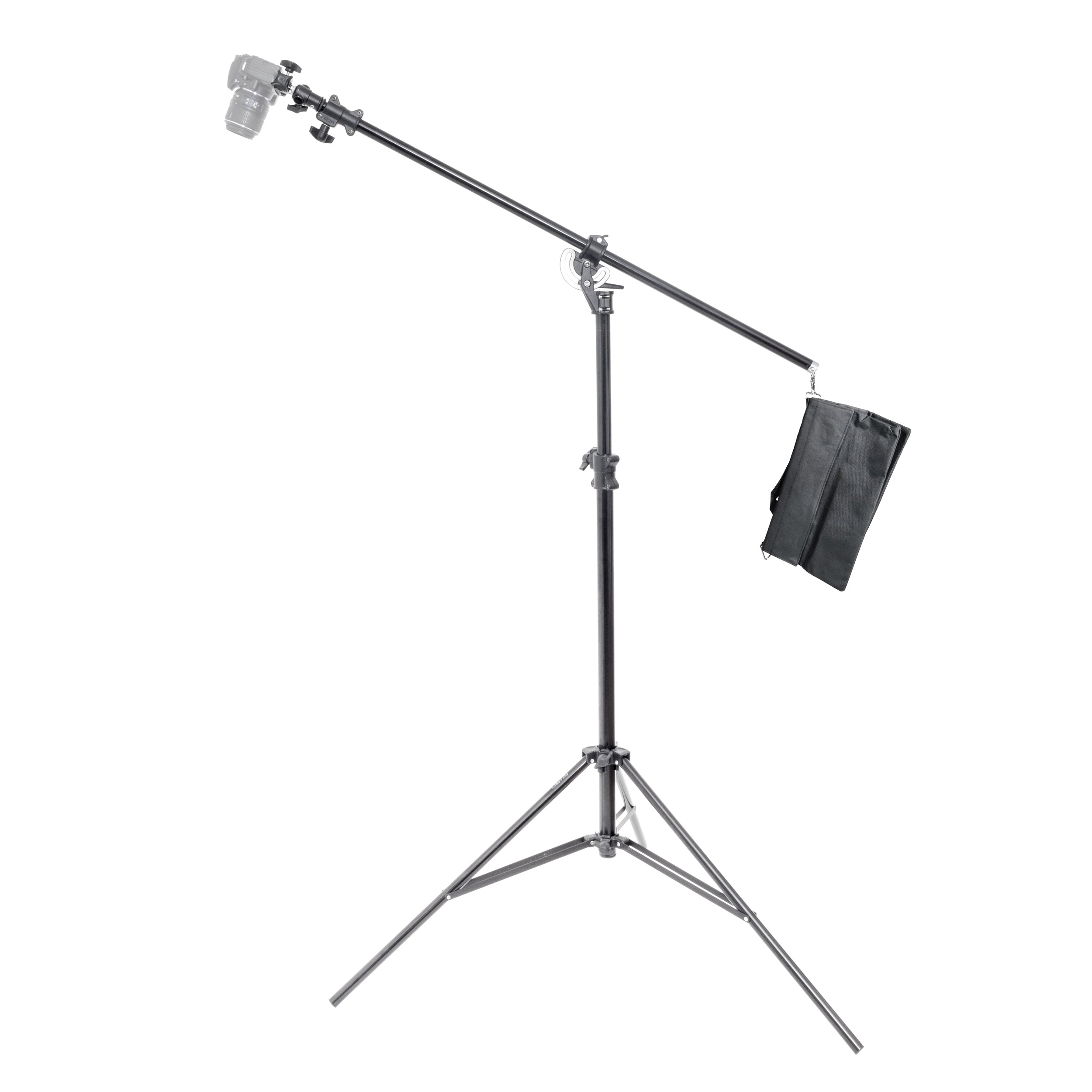 2in1 Super Overhead Boom Stand with Camera Mounting Bracket