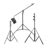 Set of 3 Fast-Paced Studio Light Stand Equipment Set -PixaPro 