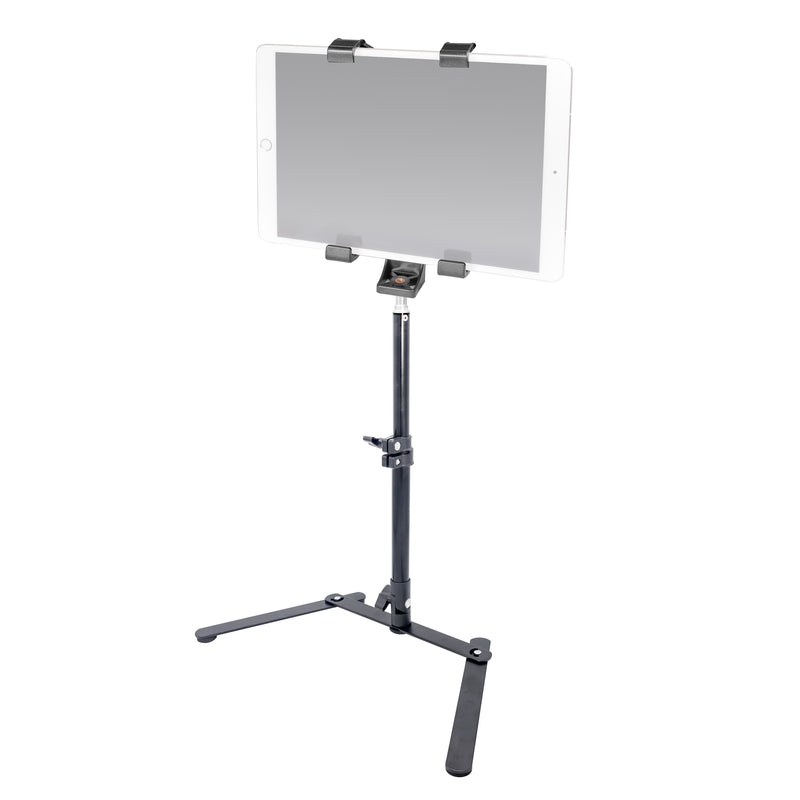 Adjustable Table-Top Stand with Smart Tablet Bracket By PixaPro 