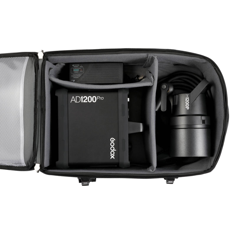 CB17 Roller case with GODOX AD1200pro  Pack and head inside