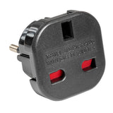 UK Three-Pin to EU Two-Pin Adapter