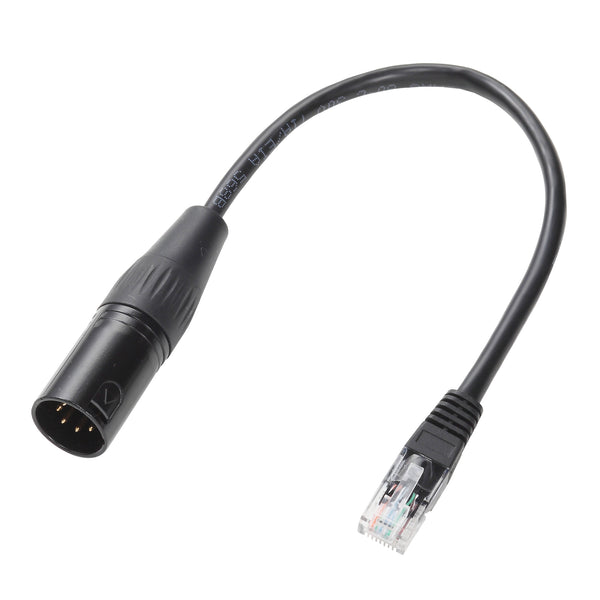 SIRS-E CPoint Lot de 2 adaptateurs XLR RJ45 Ethernet CAT-5 vers DMX512