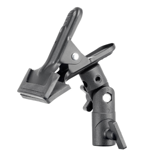 Reflector Grip Tiltable Head Spring Clamp By PixaPro 