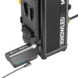 Godox TimoLink RX Wireless DMX Receiver plugged into a Knowled M-Series control unit