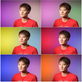 Image Taken Using V-11C Round Head Creative Colour Gel Set