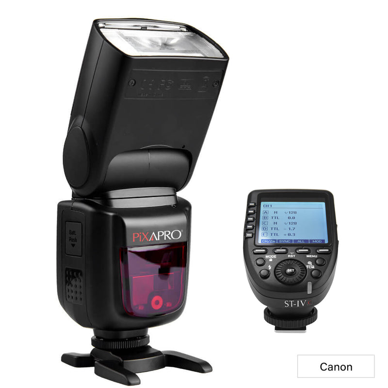 LI-ION580 MKII TTL Speedlite Kit and PRO ST-IV 2.4GHz TTL Trigger For Canon 