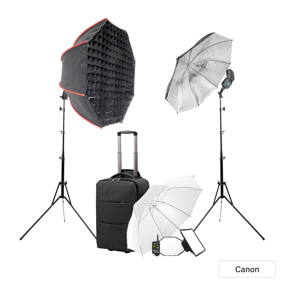 Li-ION580II Speedlite All-In-One Student Complete Twin Kit - CLEARANCE