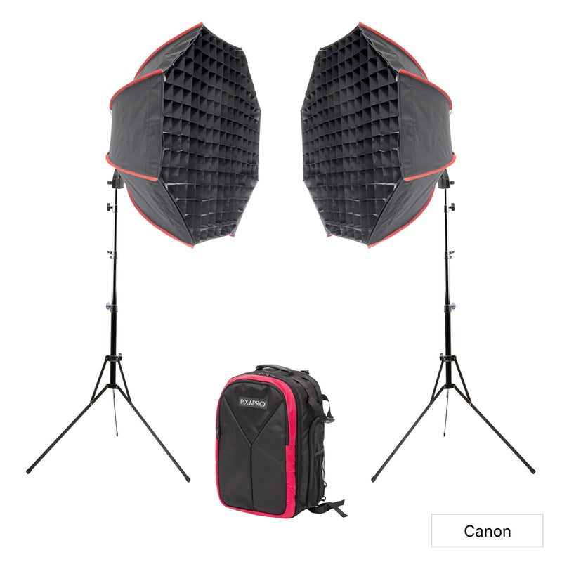 GIO1 Speedlite Twin Travel Backpack Kit For Canon